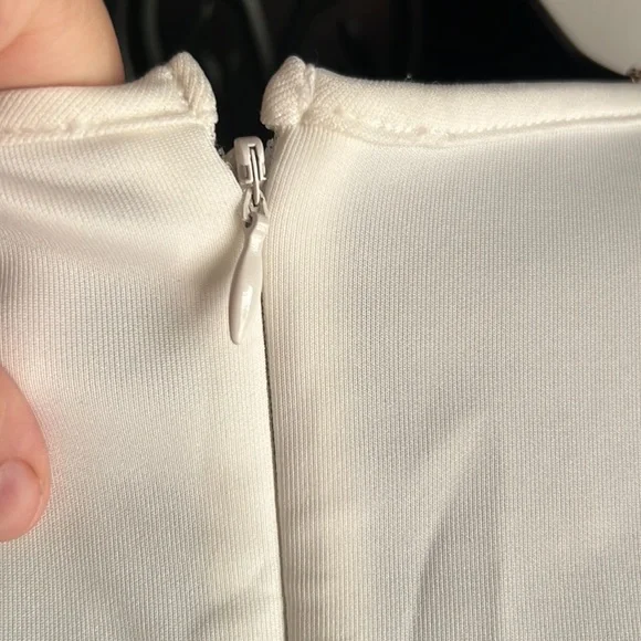 Donna Ricco New York White Flare Dress - Picture 4 of 4